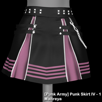 Second Life Marketplace - [Punk Army] Punk Skirt IV - 1 DEMO